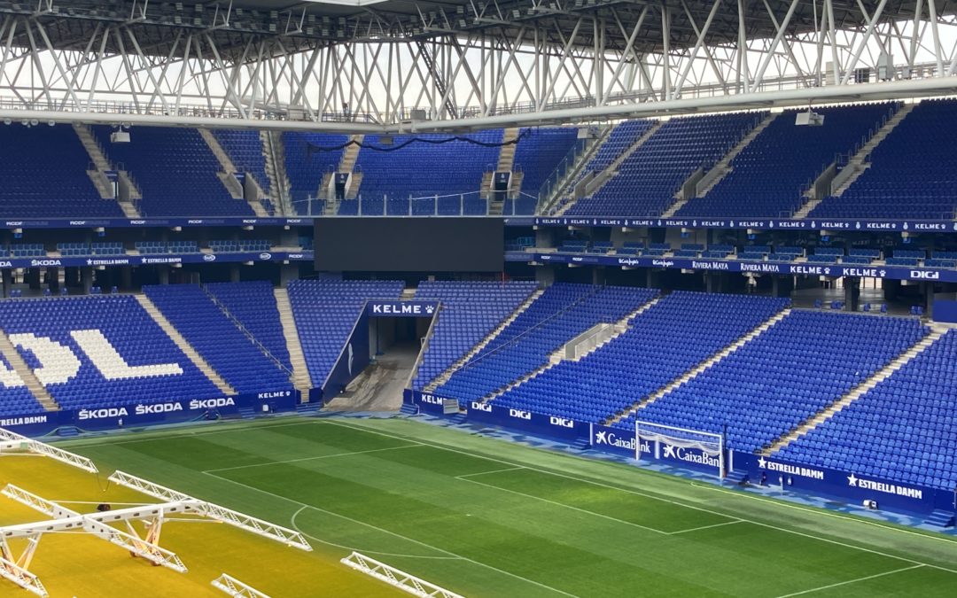 SONO al partit entre el RCD Espanyol i el Villarreal B.